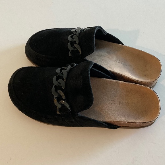 VIONIC Georgie Mule Black Suede Size 8 - Picture 4 of 9